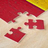 SPANJE FLAG Puzzle Legpuzzel (Zijkant)