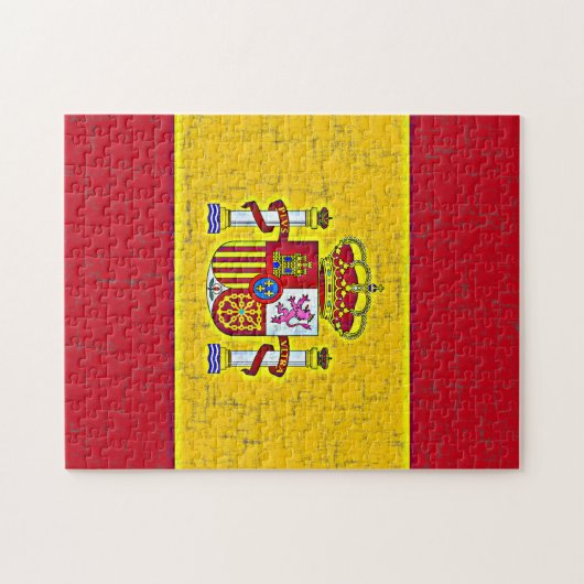 SPANJE FLAG Puzzle Legpuzzel (Horizontaal)