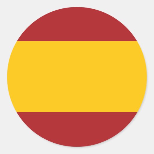 Spanje Flag Sticker (Voorkant)