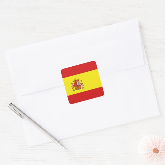 Spanje Flag Sticker (Envelop)
