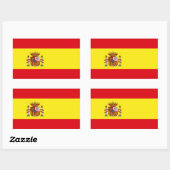 Spanje Flag Sticker (Vel)