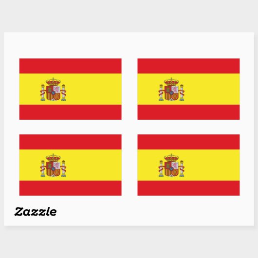 Spanje Flag Sticker (Vel)