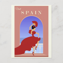  Spanje Flamenco Briefkaart