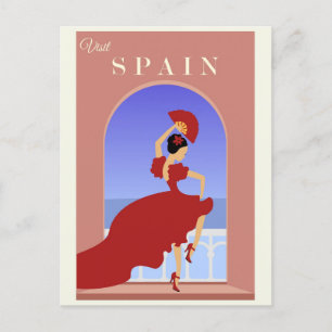  Spanje Flamenco Briefkaart