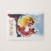  Spanje Flamenco Dancers Travel Poster Legpuzzel (Horizontaal)
