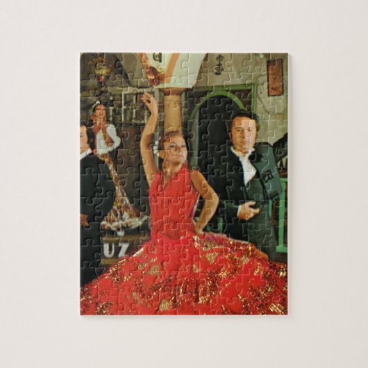 Spanje, Flamenco dansers Legpuzzel (Verticaal)