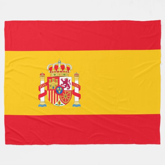 Spanje Fleece Deken (Voorkant (Horizontaal))