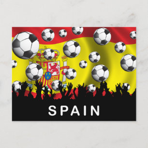 Spanje Football Briefkaart