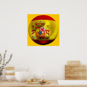 Spanje Football Poster (Keuken)