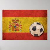 -Spanje Football Poster (Voorkant)