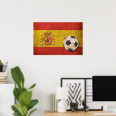 -Spanje Football Poster (Thuiskantoor)