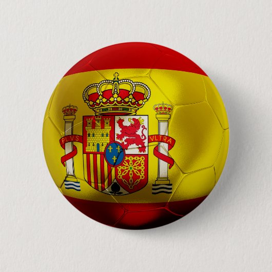 Spanje Football Ronde Button 5,7 Cm (Voorkant)