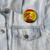 Spanje Football Ronde Button 5,7 Cm (In situ)
