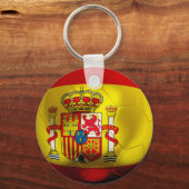 Spanje Football Sleutelhanger (Voorkant)