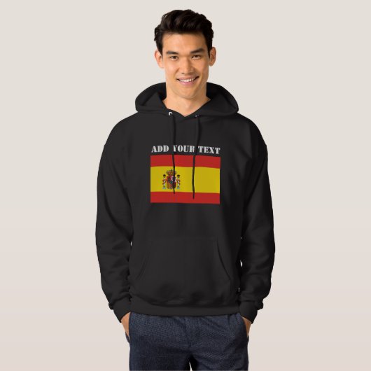 Spanje Football voetbal Hoodie (Voorkant volledig)