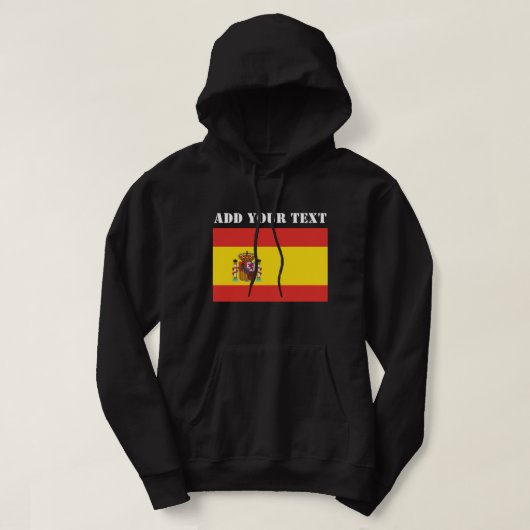 Spanje Football voetbal Hoodie (Design voorkant)