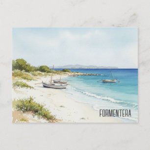Spanje Formentera Reizen Briefkaart