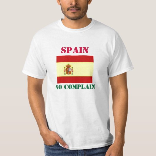 Spanje: geen Compleet T-shirt (Voorkant)