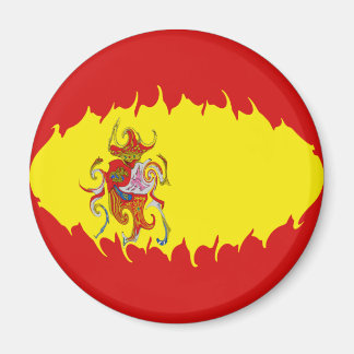 Spanje Gnarly vlag Magneet