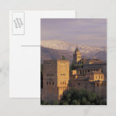 Spanje, Granada, Andalusië De Alhambra, 2 Briefkaart (Voorkant / Achterkant)