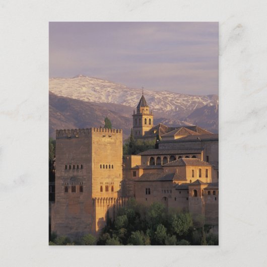 Spanje, Granada, Andalusië De Alhambra, 2 Briefkaart (Voorkant)