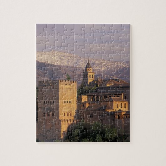 Spanje, Granada, Andalusië De Alhambra, 2 Legpuzzel (Verticaal)