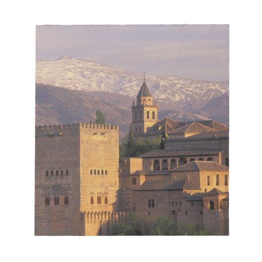 Spanje, Granada, Andalusië De Alhambra, 2 Notitieblok (Voorkant)
