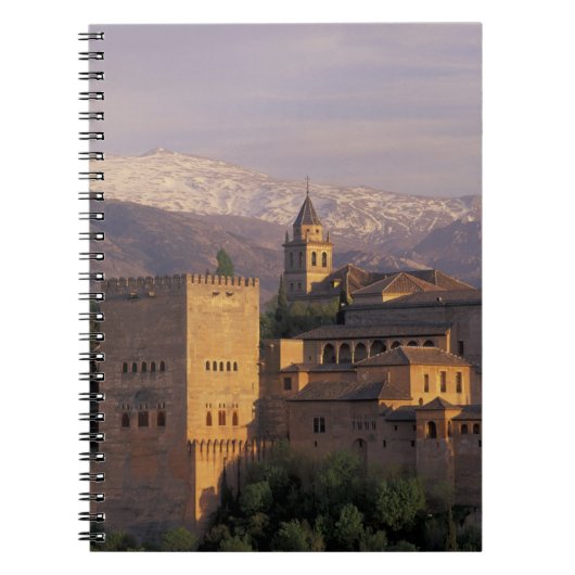 Spanje, Granada, Andalusië De Alhambra, 2 Notitieboek (Voorkant)
