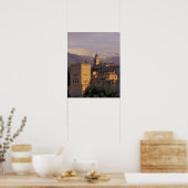 Spanje, Granada, Andalusië De Alhambra, 2 Poster (Keuken)