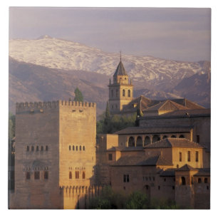 Spanje, Granada, Andalusië De Alhambra, 2 Tegeltje