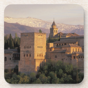Spanje, Granada, Andalusië De Alhambra, Bier Onderzetter