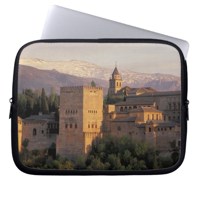 Spanje, Granada, Andalusië De Alhambra, Laptop Sleeve (Voorkant)
