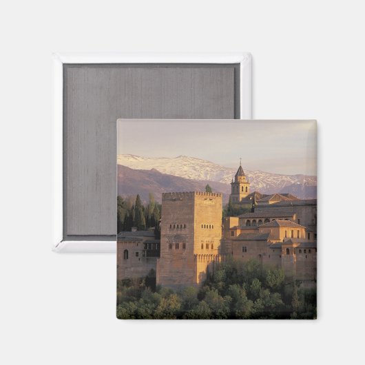 Spanje, Granada, Andalusië De Alhambra, Magneet (Voorkant / Achterkant)
