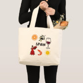 SPANJE GROTE TOTE BAG (Voorkant (product))