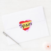 Spanje Hart Sticker (Envelop)