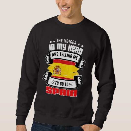 Spanje in mijn hoofd trui (Voorkant)