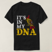 Spanje is in mijn DNA-Spaanse vlag España T-shirt (Design voorkant)
