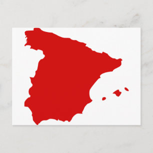 Spanje-kaart Briefkaart
