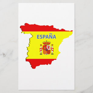 Spanje-kaart Flyer