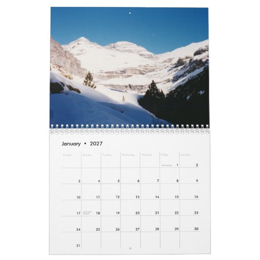 Spanje Kalender (Jan 2027)
