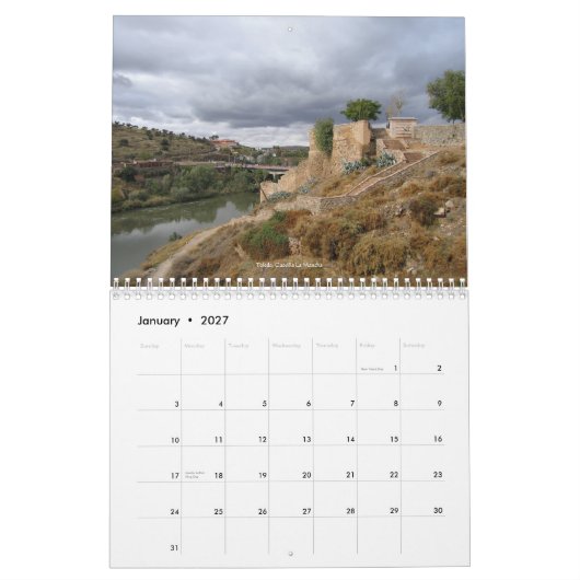 Spanje-kalender Kalender (Jan 2027)