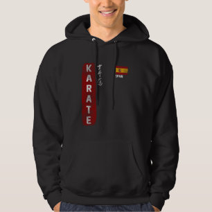 Spanje Karate Spaanse vlag Kyokushinkai Dojo shoto Hoodie