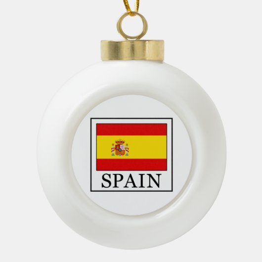 Spanje Keramische Bal Ornament (Voorkant)