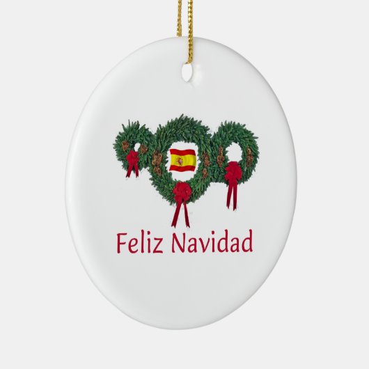 Spanje Kerstmis 2 Keramisch Ornament (Rechts)