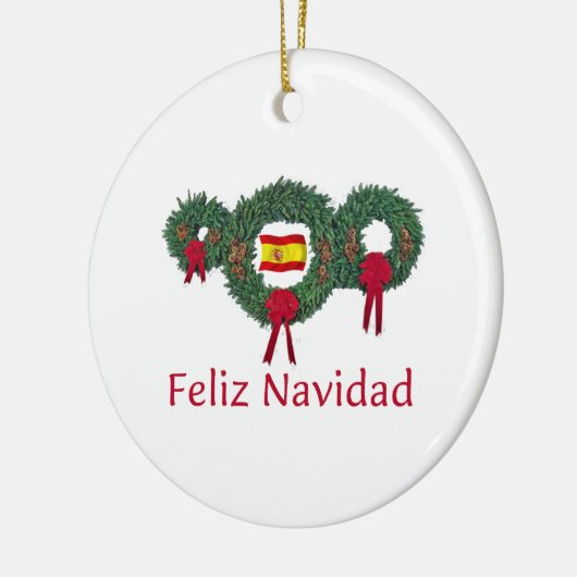 Spanje Kerstmis 2 Keramisch Ornament (Links)