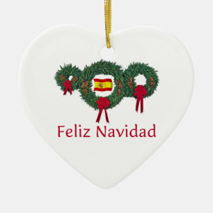 Spanje Kerstmis 2 Keramisch Ornament