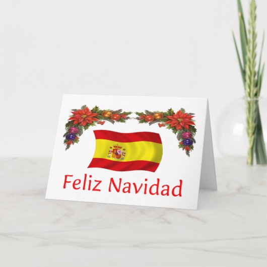 Spanje Kerstmis Feestdagen Kaart (Voorkant)