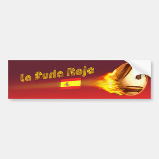 Spanje La Furia Roja 2 Bumpersticker