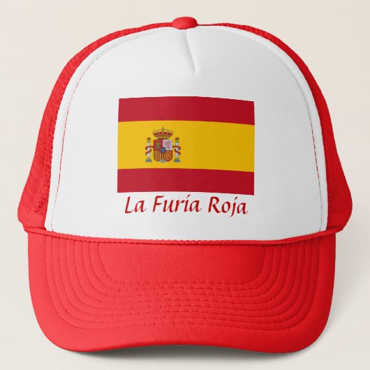 Spanje "La Furia Roja" Trucker Pet (Voorkant)