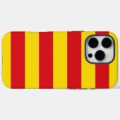 Spanje: La Senyera Catalaanse vlag Case-Mate iPhone Case (Achterkant (horizontaal))